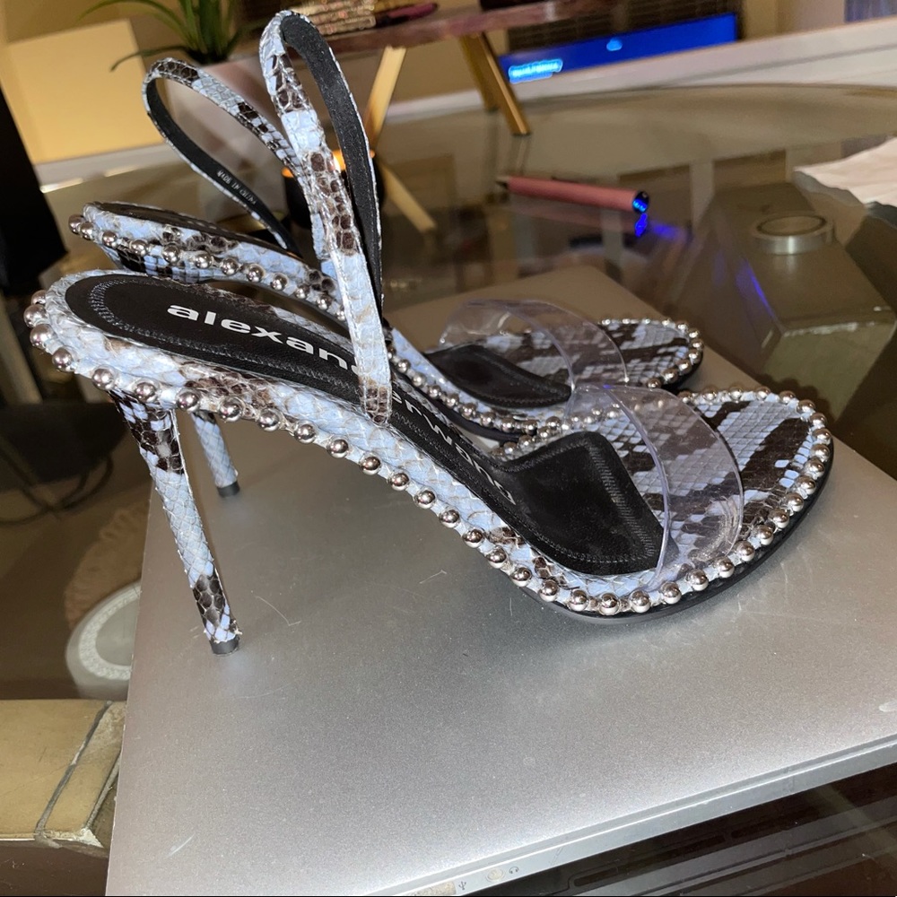 Snakeskin Alexander Wang sandals